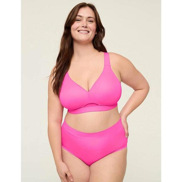 Cacique Other - Cacique Women’s Comfort Bliss No Wire Hot Pink Bra Sz 44DDD